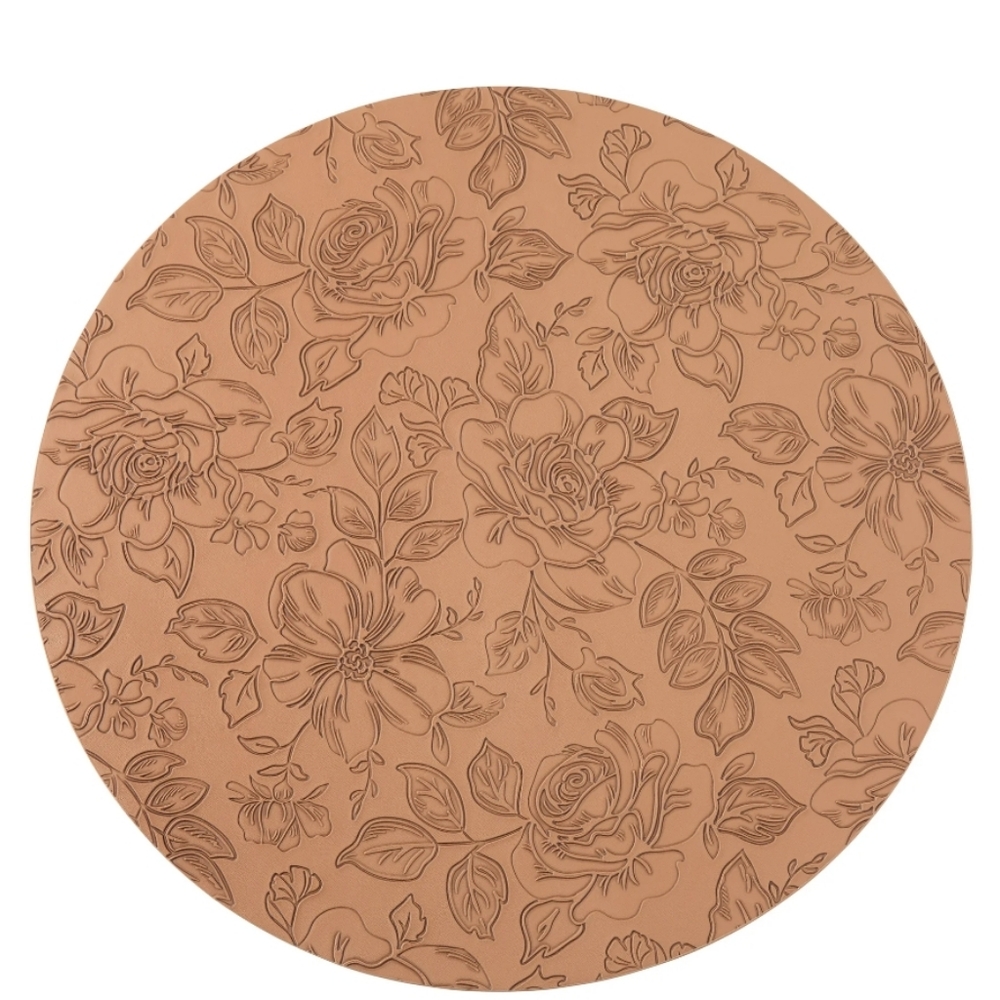 💕 6 Pack The Pioneer Woman Faux Leather Floral Placemats